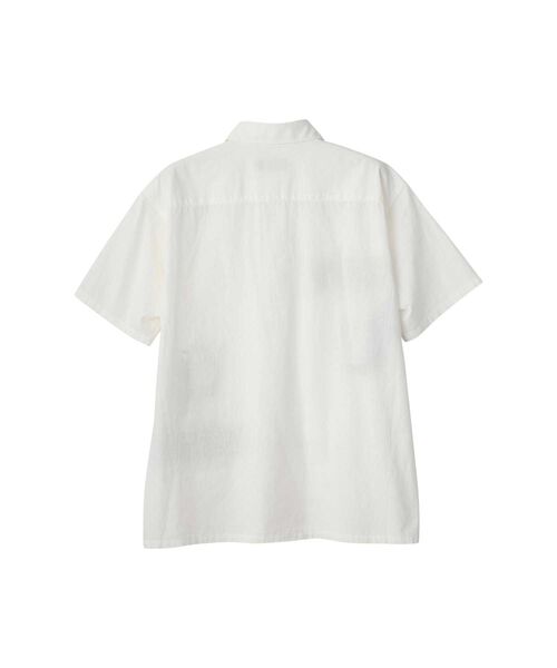 HYSTERIC GLAMOUR（ヒステリックグラマー）の「DEVIL WOMAN プルオーバーシャツ（シャツ/ブラウス・メンズ・ホワイト/ブルー/ブラック・X-LARGE/LARGE/MEDIUM/SMALL）」の4枚目の写真