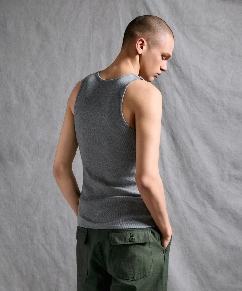 MUSINSA STANDARD（ムシンサスタンダード）の「クラシックタンクトップ [ミディアムグレー]（Tシャツ/カットソー・メンズ・その他・SMALL/MEDIUM/LARGE/X-LARGE/2XL/3XL）」の3枚目の写真