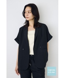 AZUL by moussy | COMFORA AIRハーフスリーブジャケット(テーラードジャケット)