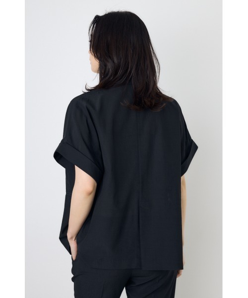 AZUL by moussy(アズールバイマウジー)の「COMFORA AIRハーフスリーブジャケット(テーラードジャケット・レディース・アイボリー/ブラウン/ブラック・SMALL/MEDIUM)」の22枚目の写真