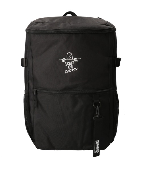 BACKYARD FAMILY(バックヤードファミリー)の「THRASHER スラッシャー バックパック 30L(バックパック/リュック・メンズ・ブラック系その他/ブラック×ホワイト・FREE)」の6枚目の写真