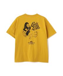 Alpha Industries（アルファインダストリーズ）の「【日本限定】Alpha Industries アルファ インダストリーズ LADY LUCK T-SHIRT レディーラック Tシャツ（Tシャツ/カットソー）」