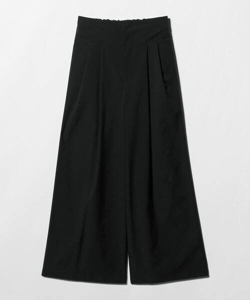 UNITED ARROWS(ユナイテッドアローズ)の「イージー ワイドパンツ ‐はっ水 UVカット 防シワ ウォッシャブル‐(スラックス・レディース・ブラック/ネイビー・36/38)」の7枚目の写真