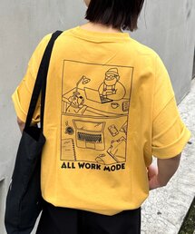 CIAOPANIC TYPY | 【OJISAN】【ユニセックス】刺繍ロゴバックプリントTEE(Tシャツ/カットソー)