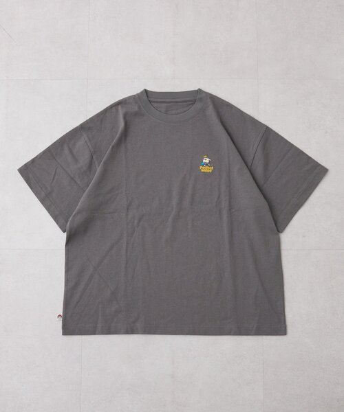 CIAOPANIC TYPY(チャオパニックティピー)の「【OJISAN】【ユニセックス】刺繍ロゴバックプリントTEE(Tシャツ/カットソー・メンズ・イエロー/チャコールグレー/グレー/オフホワイト・LARGE/MEDIUM)」の19枚目の写真