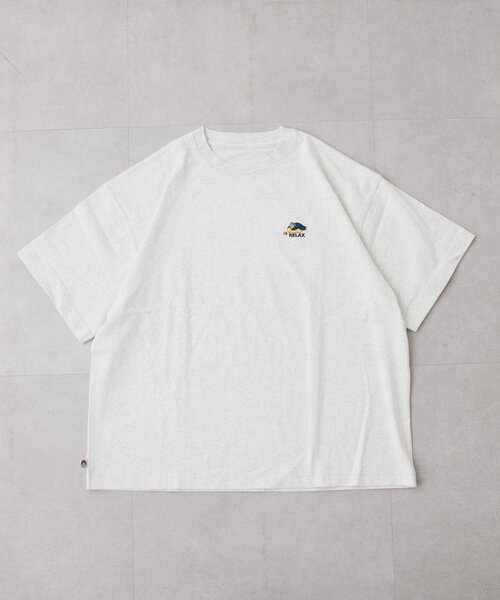 CIAOPANIC TYPY(チャオパニックティピー)の「【OJISAN】【ユニセックス】刺繍ロゴバックプリントTEE(Tシャツ/カットソー・メンズ・イエロー/チャコールグレー/グレー/オフホワイト・LARGE/MEDIUM)」の22枚目の写真