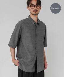 『別注』ATON×URBAN RESEARCH WOOL GAUZE SHORT-SLEEVE SHIRTS
