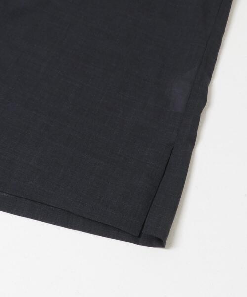 ATON(エイトン)の「『別注』ATON×URBAN RESEARCH WOOL GAUZE SHORT-SLEEVE SHIRTS(シャツ/ブラウス・メンズ・グレー/ネイビー・4/6)」の16枚目の写真