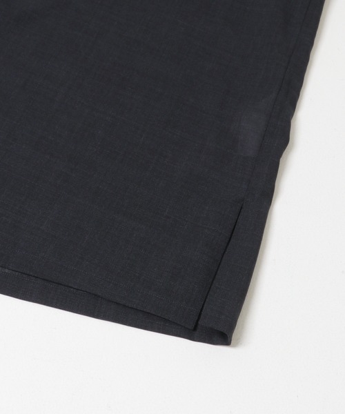 ATON（エイトン）の「『別注』ATON×URBAN RESEARCH　WOOL GAUZE SHORT-SLEEVE SHIRTS（シャツ/ブラウス・メンズ・グレー/ネイビー・4/6）」の14枚目の写真