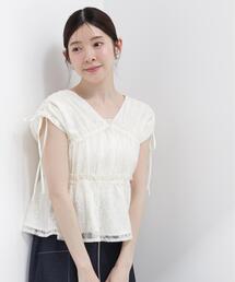 PROPORTION BODY DRESSING | レースギャザーブラウス / 1216210600(シャツ/ブラウス)