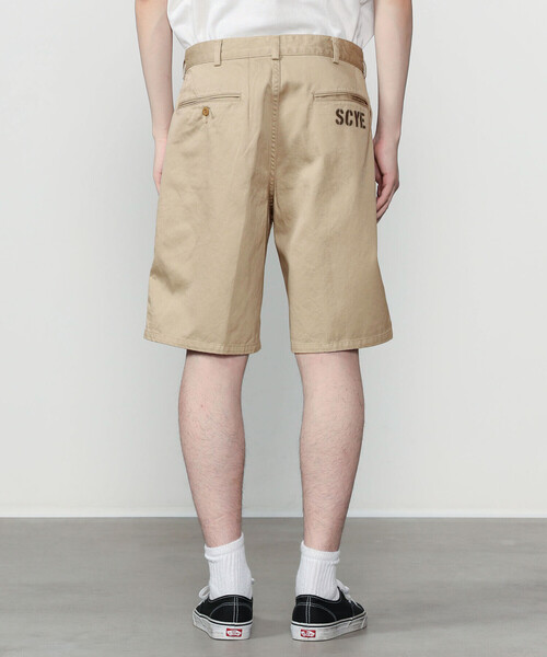SCYE BASICS（サイベーシックス）の「SCYE BASICS | 〈別注〉チノ ショートパンツ MEN（その他パンツ・メンズ・ブラック/ベージュ・40/38）」の12枚目の写真