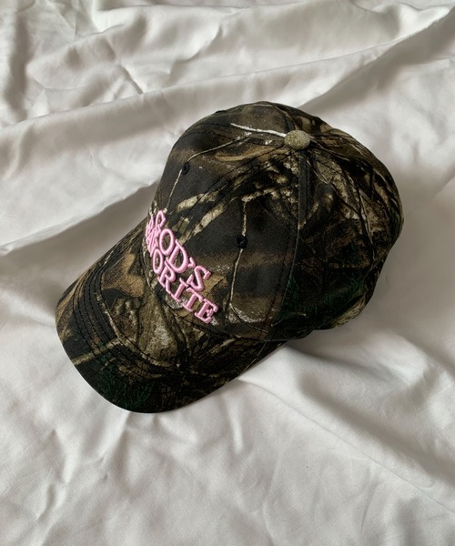 Teem Store（チームストア）の「刺繍ロゴ迷彩キャップ 深め（キャップ・レディース・ピンク/その他2/その他3/その他1・F）」の12枚目の写真