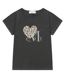 ◇MUCENT◇ブランド直輸入正規品/サイズが選べる/シエラ レオパード ハート ハーフ T ユニセックス SIERRA LEOPARD HEART HALF T UNISEX