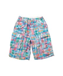 Beach 6 Pocket Shorts Patchwork Madras