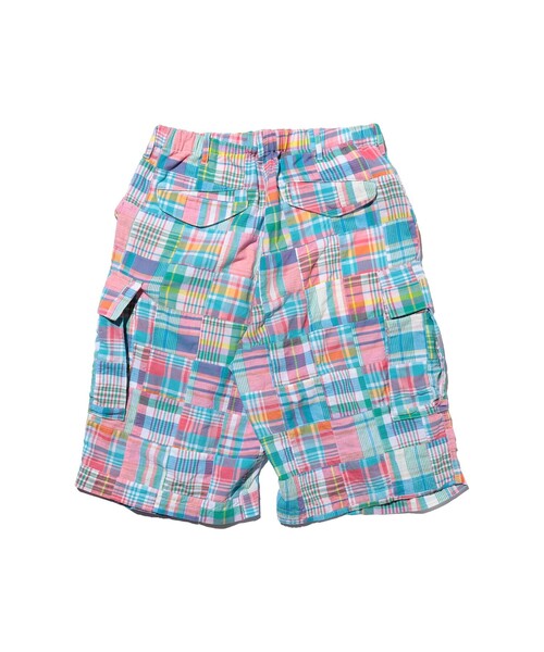 BEAMS PLUS（ビームスプラス）の「Beach 6 Pocket Shorts Patchwork Madras（その他パンツ・メンズ・ピンク・LARGE/MEDIUM/SMALL/X-LARGE）」の9枚目の写真