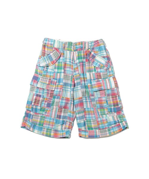 BEAMS PLUS（ビームスプラス）の「Beach 6 Pocket Shorts Patchwork Madras（その他パンツ・メンズ・ピンク・LARGE/MEDIUM/SMALL/X-LARGE）」の11枚目の写真