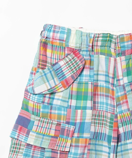 BEAMS PLUS（ビームスプラス）の「Beach 6 Pocket Shorts Patchwork Madras（その他パンツ・メンズ・ピンク・LARGE/MEDIUM/SMALL/X-LARGE）」の12枚目の写真