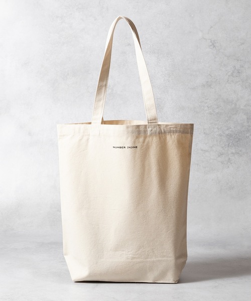 HAND PAINTED N(N) number nine CANVAS TOTE BAG / ハンドペイント HAND PAINTED N(N) number nine CANVAS TOTE BAG / ハンドペイント