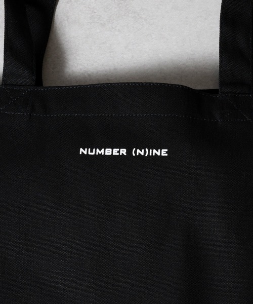 NUMBER (N)INE(ナンバーナイン)の「HAND PAINTED N(N) number nine CANVAS TOTE BAG / ハンドペイント エヌエヌ ナンバーナイン ロゴ キャンバス トートバッグ(トートバッグ・メンズ・ブラック/ライトグレー/アイボリー・FREE)」の8枚目の写真