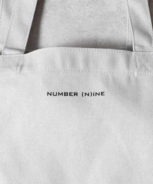 HAND PAINTED N(N) number nine CANVAS TOTE BAG / ハンドペイント