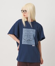 s/e/o（エスイーオー）の「【別注】＜s/e/o＞レターリング プリントTシャツ（Tシャツ/カットソー）」