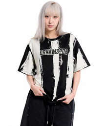 ペインテッドラウドロゴ半袖Tシャツブラック