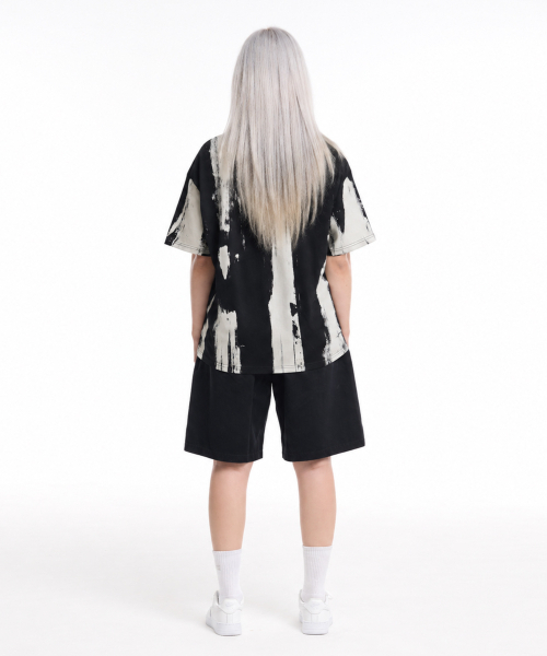 CREAM SODA LAB(クリームソーダラボ)の「ペインテッドラウドロゴ半袖Tシャツブラック(Tシャツ/カットソー・メンズ・その他・MEDIUM/LARGE/X-LARGE)」の6枚目の写真