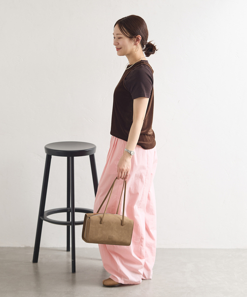JOURNAL STANDARD(ジャーナルスタンダード)の「【UVカット】タイプライターコクーン パンツ(その他パンツ・レディース・レッド/ブラック/ホワイト/ピンク・36/38)」の13枚目の写真