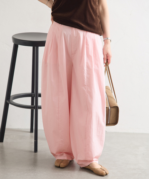 JOURNAL STANDARD(ジャーナルスタンダード)の「【UVカット】タイプライターコクーン パンツ(その他パンツ・レディース・レッド/ブラック/ホワイト/ピンク・36/38)」の16枚目の写真