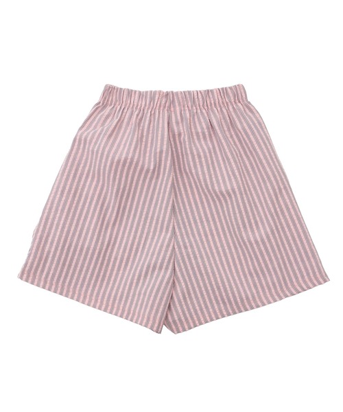 HEILIS(ヘイリス)の「ストライプ柄パジャマショートパンツ / パジャマパンツ ショートパンツ ストライプパンツ サッカーストライプ イージーパンツ ウエストゴム ルームウェア リラックスパンツ ワンマイルウェア レイヤード 春服 夏服 韓国ファッション ピンク ブルー アイボリー(その他パンツ・レディース・アイボリー/ブルー/ピンク・FREE)」の21枚目の写真