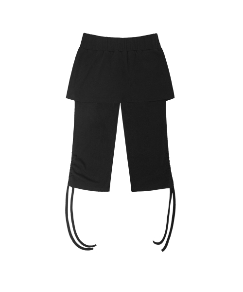 FANCY CLUB(ファンシークラブ)の「ホットフィックスシャーリングスカートレギンス (ブラック) F26QD148(その他パンツ・レディース・その他・ONE)」の6枚目の写真