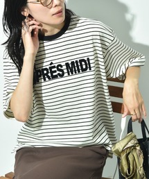 INTERPLANET | ボーダーフロッキーロゴT(Tシャツ/カットソー)