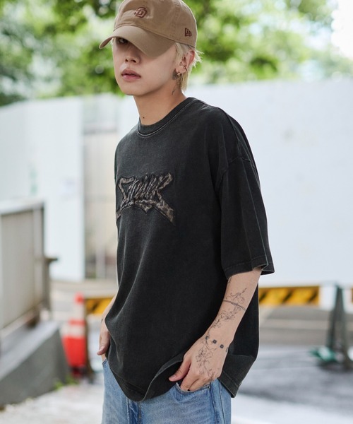 WEGO（ウィゴー）の「WEGO/【26年春夏新作】接触冷感グラフィックBIG T（Tシャツ/カットソー・メンズ・ブラック系その他/ホワイト/レッド系その他・MEDIUM/LARGE）」の5枚目の写真