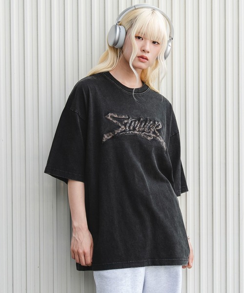 WEGO（ウィゴー）の「WEGO/【26年春夏新作】接触冷感グラフィックBIG T（Tシャツ/カットソー・メンズ・ブラック系その他/ホワイト/レッド系その他・MEDIUM/LARGE）」の9枚目の写真