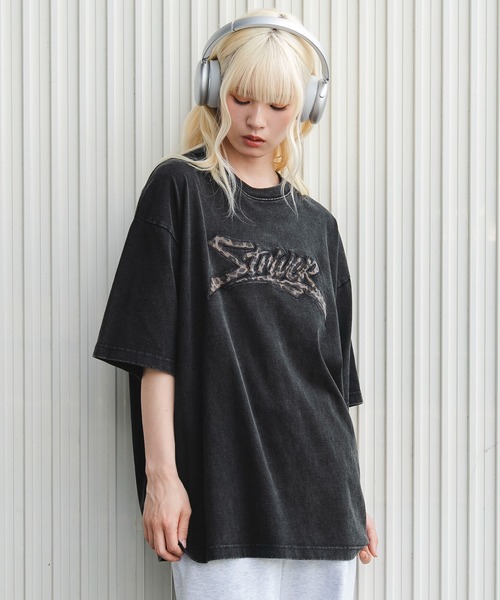 WEGO（ウィゴー）の「WEGO/【26年春夏新作】接触冷感グラフィックBIG T（Tシャツ/カットソー・メンズ・ブラック系その他/ホワイト/レッド系その他・MEDIUM/LARGE）」の10枚目の写真