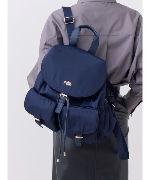 OUTDOOR PRODUCTS(アウトドアプロダクツ)の「【OUTDOOR PRODUCTS】ゴールドバックルリュック(バックパック/リュック・レディース・ブラウン/ブラック/ネイビー・FREE)」の3枚目の写真
