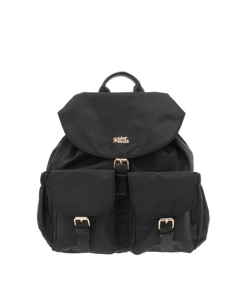OUTDOOR PRODUCTS(アウトドアプロダクツ)の「【OUTDOOR PRODUCTS】ゴールドバックルリュック(バックパック/リュック・レディース・ブラウン/ブラック/ネイビー・FREE)」の4枚目の写真