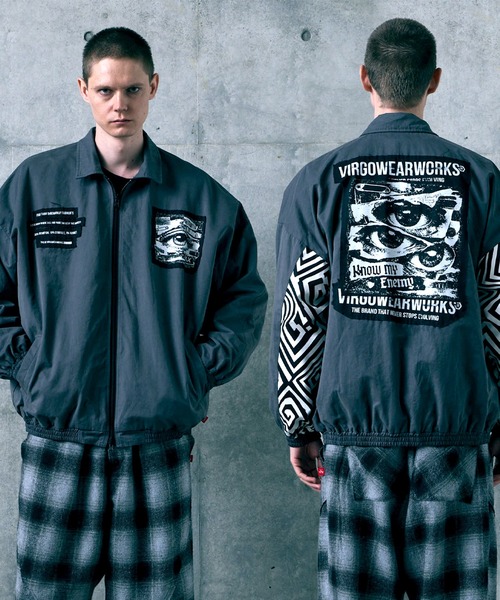 VIRGOwearworks(ヴァルゴウェアワークス)の「ANARCHIVE BLOUSON(ブルゾン・メンズ・ブラック/グレー/レッド・2/3/4)」の2枚目の写真