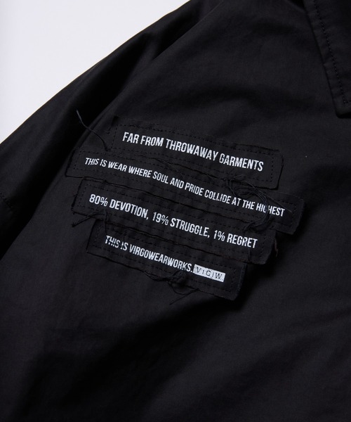 VIRGOwearworks(ヴァルゴウェアワークス)の「ANARCHIVE BLOUSON(ブルゾン・メンズ・ブラック/グレー/レッド・2/3/4)」の15枚目の写真
