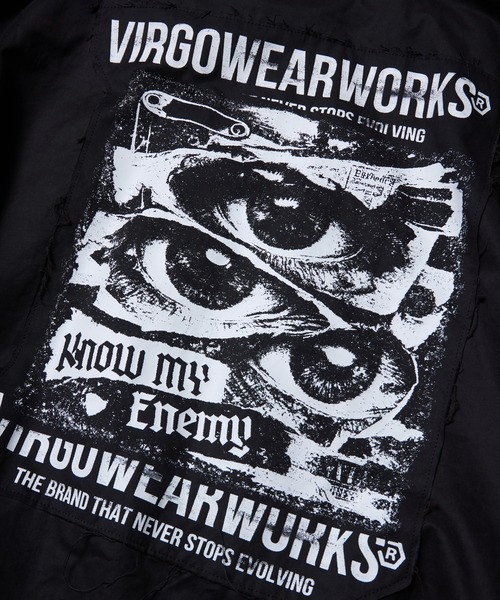 VIRGOwearworks(ヴァルゴウェアワークス)の「ANARCHIVE BLOUSON(ブルゾン・メンズ・ブラック/グレー/レッド・2/3/4)」の18枚目の写真