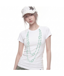 [ウーマン]RICH GIRL ベイビーTシャツ_3カラー