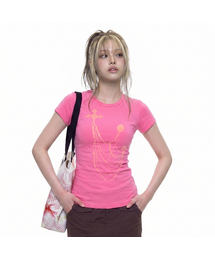 [ウーマン]RICH GIRL ベイビーTシャツ_3カラー