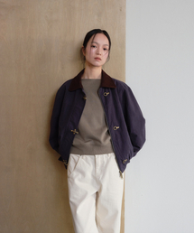 HANE（ハネ）の「プレーンバックルジャケット_Navy（ブルゾン）」
