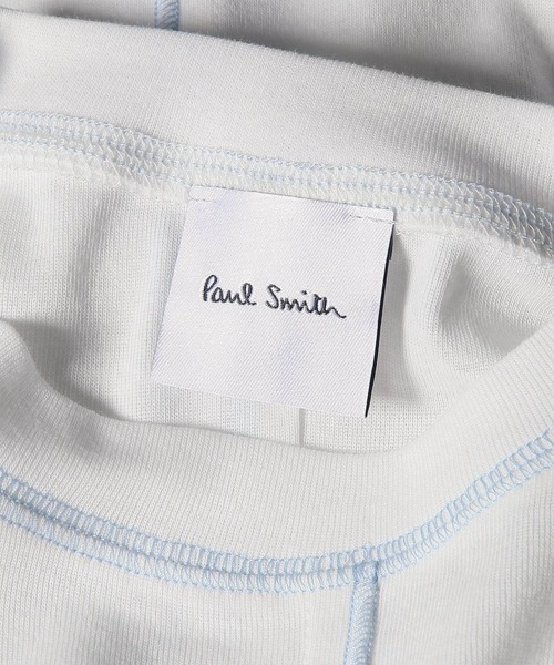 Paul Smith(ポールスミス)の「ウィメンズ コントラストステッチ ノースリーブ / 265028 J289(タンクトップ・レディース・ホワイト/ブラック/ブラウン・MEDIUM)」の5枚目の写真