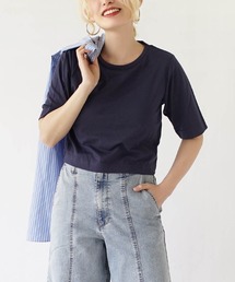 URBAN PLUS カップ付きミニTシャツ