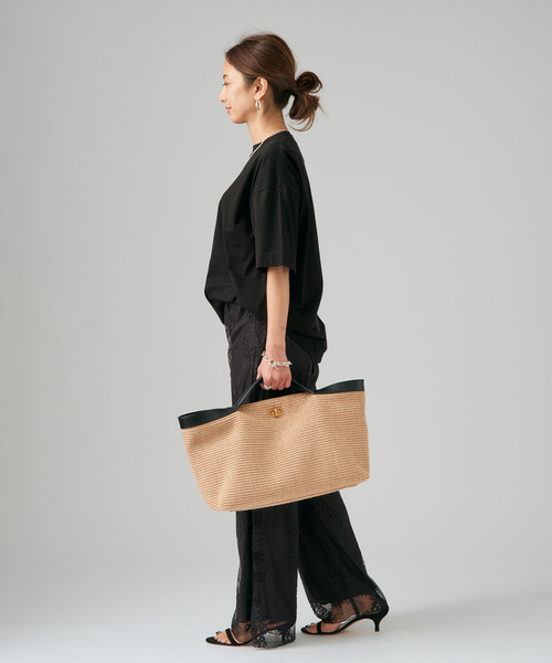 SLOANE（スローン）の「《追加2》SLOANE スローン 別注Tシャツ（Tシャツ/カットソー・レディース・ネイビー/ベージュ系その他/グリーン/ブラック/ライトグレー/チャコールグレー・FREE）」の8枚目の写真