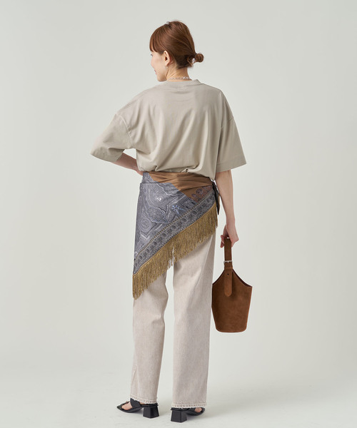 SLOANE（スローン）の「《追加2》SLOANE スローン 別注Tシャツ（Tシャツ/カットソー・レディース・ネイビー/ベージュ系その他/グリーン/ブラック/ライトグレー/チャコールグレー・FREE）」の18枚目の写真