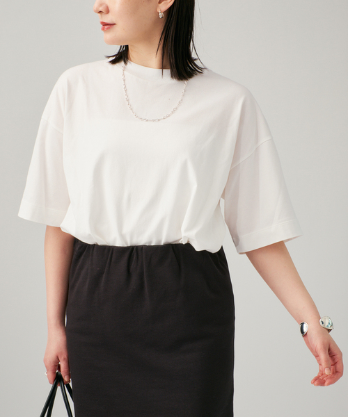 SLOANE(スローン)の「《追加2》SLOANE スローン 別注Tシャツ(Tシャツ/カットソー・レディース・ネイビー/ベージュ系その他/グリーン/ブラック/ライトグレー/チャコールグレー/ホワイト・FREE)」の16枚目の写真