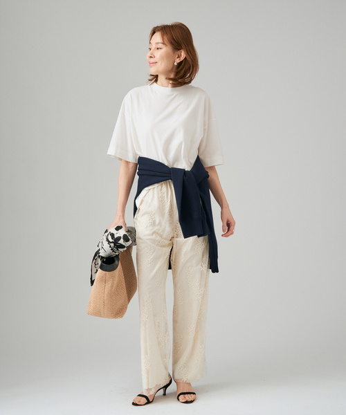SLOANE(スローン)の「《追加2》SLOANE スローン 別注Tシャツ(Tシャツ/カットソー・レディース・ネイビー/ベージュ系その他/グリーン/ブラック/ライトグレー/チャコールグレー/ホワイト・FREE)」の17枚目の写真