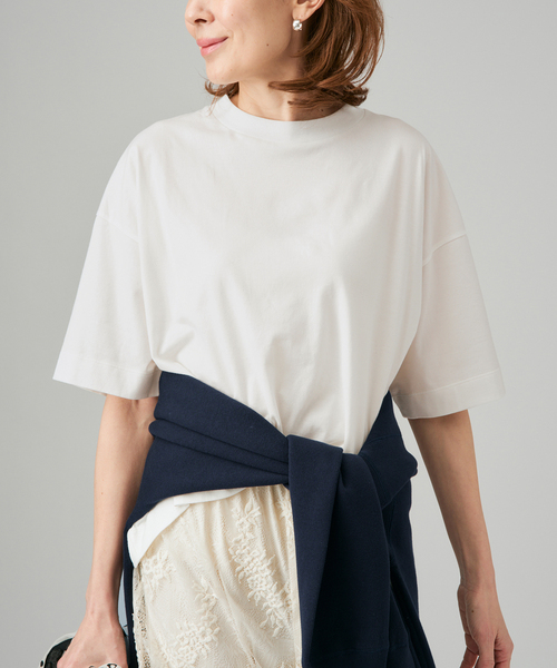 SLOANE(スローン)の「《追加2》SLOANE スローン 別注Tシャツ(Tシャツ/カットソー・レディース・ネイビー/ベージュ系その他/グリーン/ブラック/ライトグレー/チャコールグレー/ホワイト・FREE)」の18枚目の写真